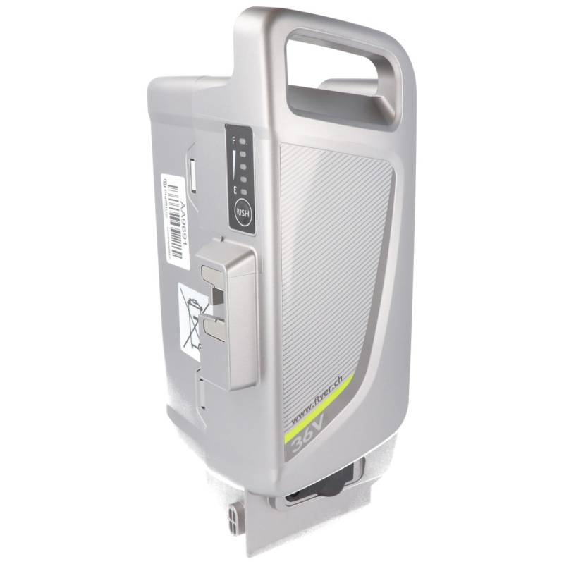 540Wh Flyer NKY467B2 Panasonic Next Generation Akku e-bike 36 Volt 15Ah silber von Panasonic