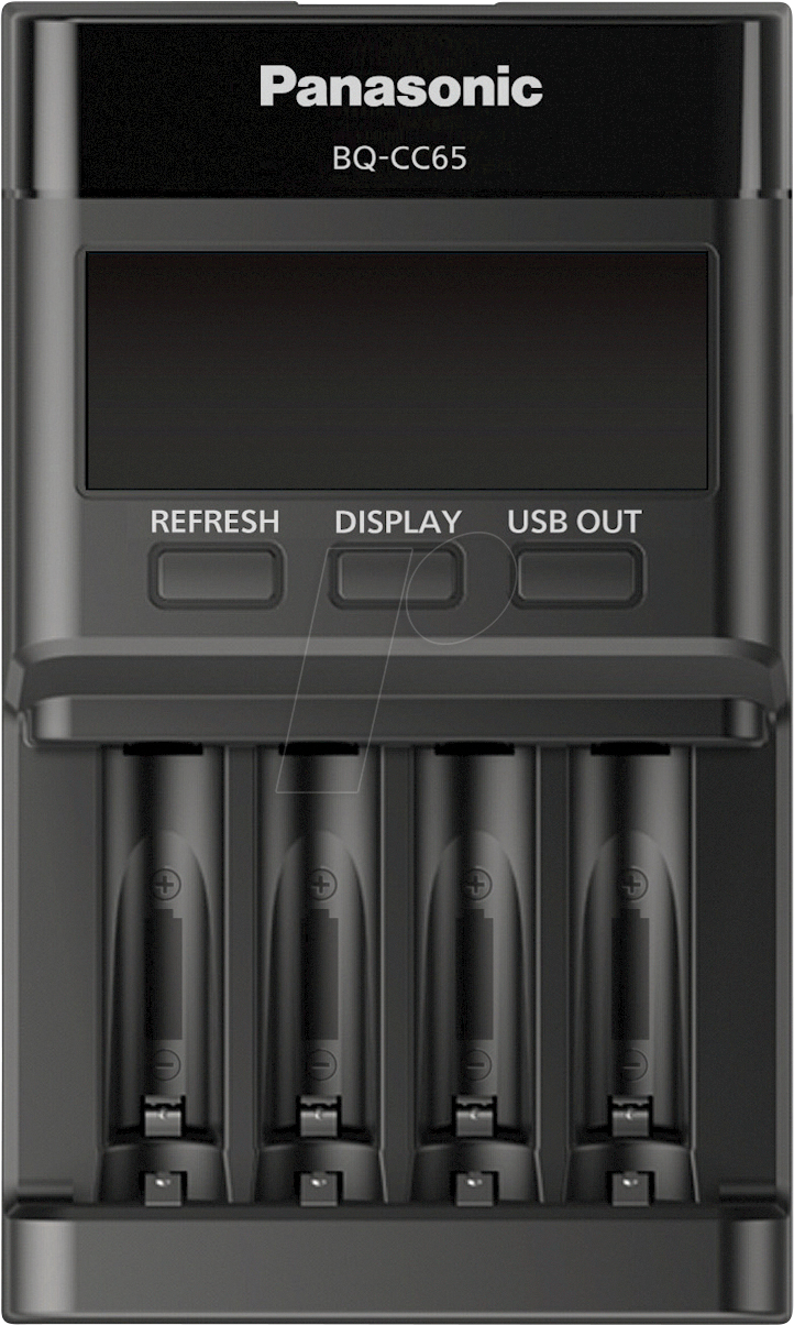 ENELOOP BQ-CC65A - Tischladegerät, NiMh, LCD, eneloop Pro, schwarz ENELOOP BQ-CC65A - Tischladegerät, NiMh, LCD, eneloop Pro, schwarz von Panasonic
