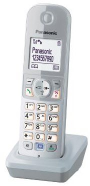 KX-TGA681EXS Schnurlos Solo-Handteil perlsilber von Panasonic