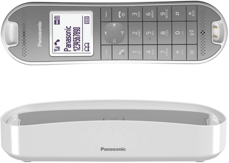 KX-TGK320GW Schnurlostelefon mit Anrufbeantworter weiß von Panasonic