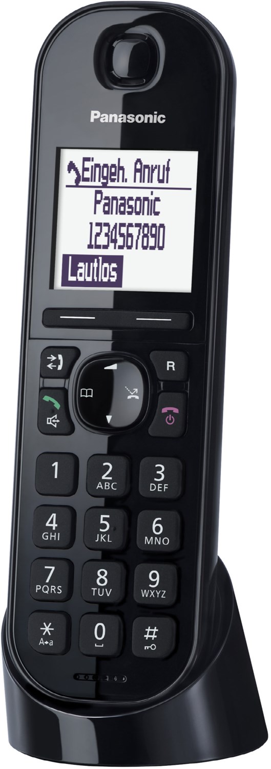 KX-TGQ200GB Schnurloses IP-Telefon schwarz KX-TGQ200GB Schnurloses IP-Telefon schwarz von Panasonic