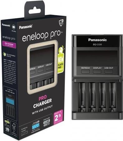 Ladegerät BQ-CC65 unbestückt eneloop (52065E02) von Panasonic