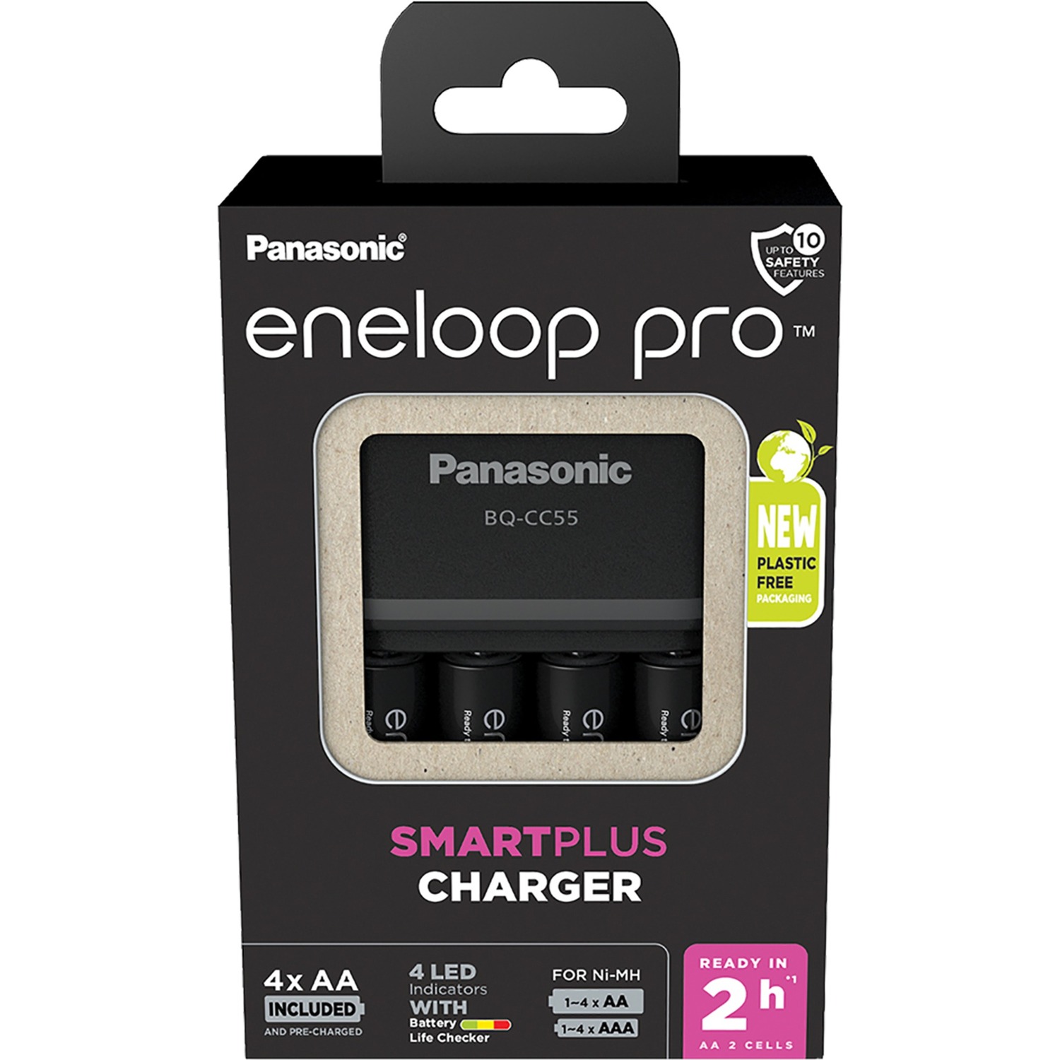 Ladegerät eneloop SmartPlus Charger BQ-CC55 von Panasonic