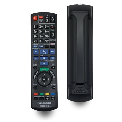 Panasonic N2QAYB001114 – Original-Fernbedienung für Panasonic Viera TVs – Ersatzmodell, sofort einsatzbereit, kein Setup nötig Panasonic N2QAYB001114 – Original-Fernbedienung für Panasonic Viera TVs – Ersatzmodell, sofort einsatzbereit, kein Setup nötig von Panasonic