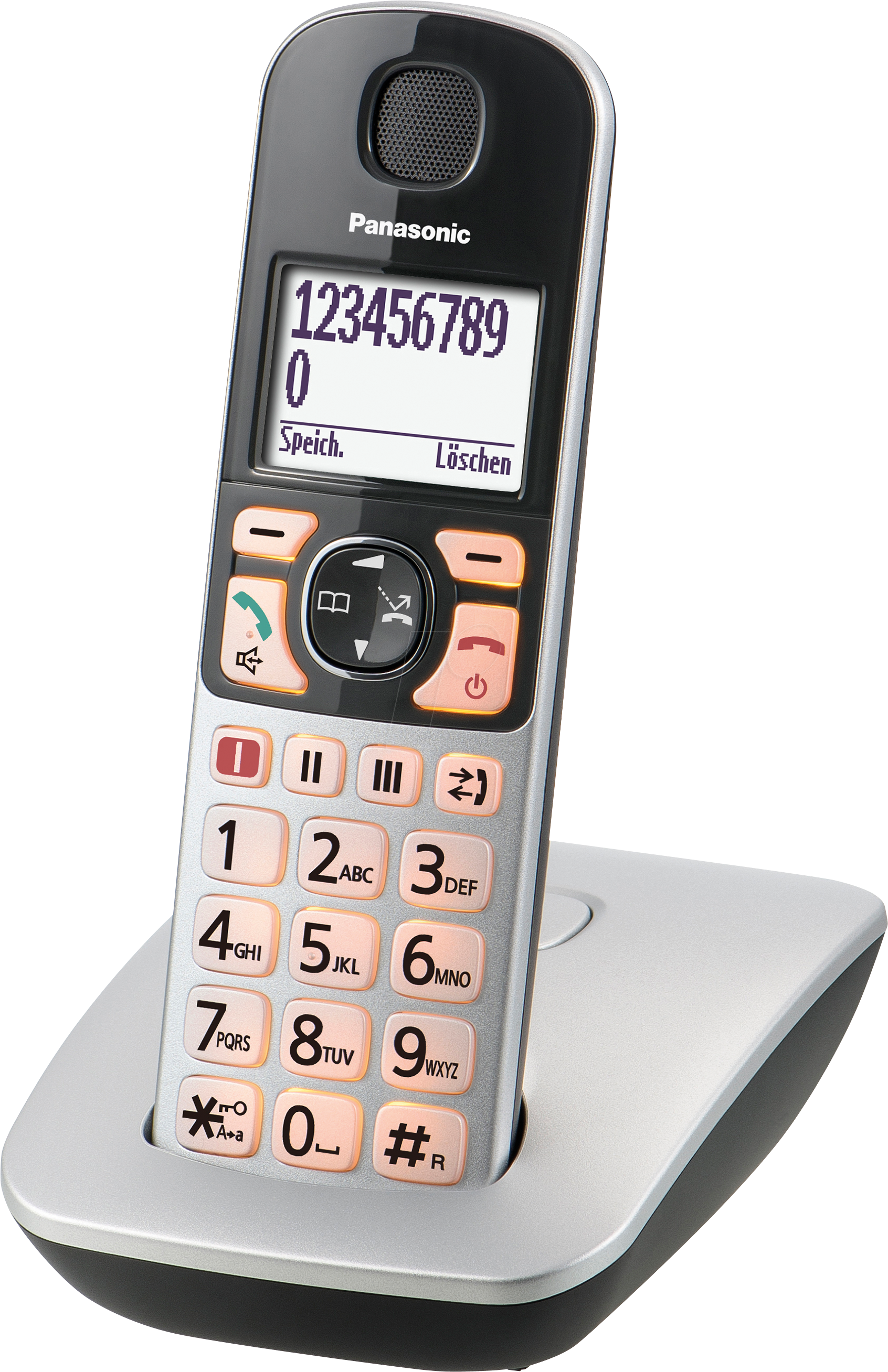 PAN KX-TGE510GS - DECT-Telefon, Anrufbeantworter, 1 Handset PAN KX-TGE510GS - DECT-Telefon, Anrufbeantworter, 1 Handset von Panasonic
