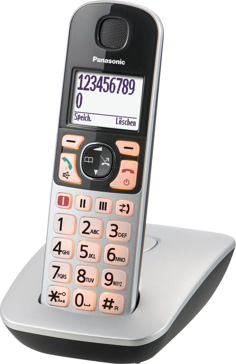 PAN KX-TGE510GS - DECT-Telefon, Anrufbeantworter, 1 Handset von Panasonic