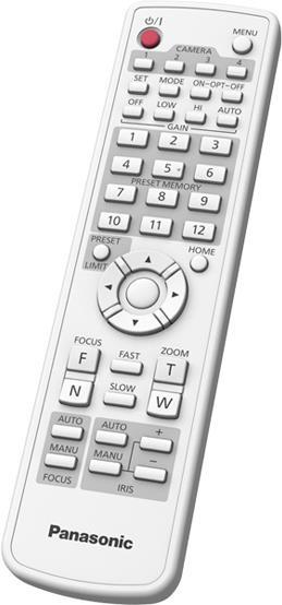 PANASONIC AW-RM50AG - Fernbedienung für AW-UE4 - AW-HN38 - AW-HE38 - AW-HN40 - AW-HE40S - AW-HE40 - AW-HE42 - AW-UN70 - AW-UE70 - AW-UE100 - AW-UE150 PTZ-Kameras - in grau (AW-RM50AG) von Panasonic