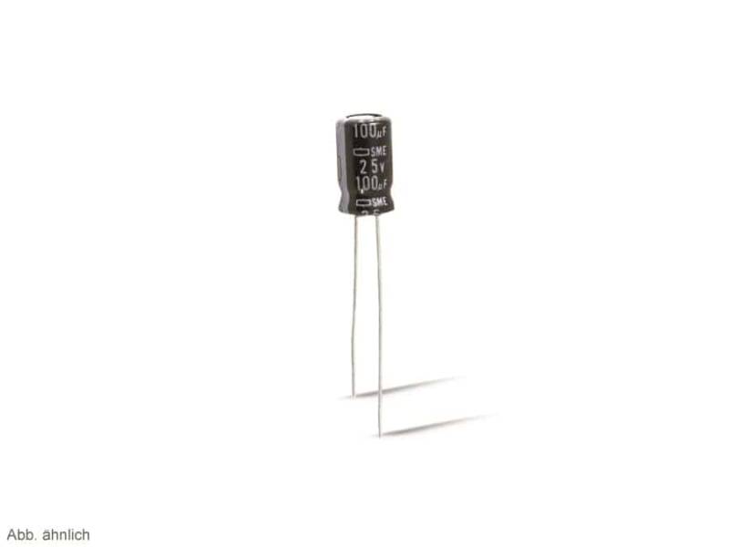 PANASONIC Elko 47µF, 63V, radial, RM 2,5, EEUFR1J470 von Panasonic