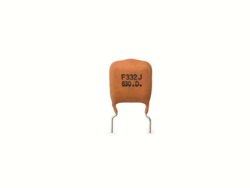 PANASONIC Folienkondensator, 3,3 nF, 630 V-, 5 %, radial, RM 10, ECQF6332JZH von Panasonic