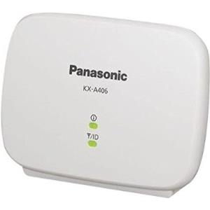 PANASONIC KX-A406CE 4-Kanal DECT Repeater bis zu 6 Repeater pro Basisstation bis zu 3 Einheiten per Kaskadenverbindung installierbar (KX-A406CE) von Panasonic