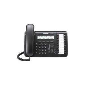 PANASONIC KX-DT543NE-B Digitales Systemendgeraet schwarz 3 Zeilen bel. LCD Display Freispr. 24 frei progr. Tasten Plantronics EHS (KX-DT543NE-B) von Panasonic