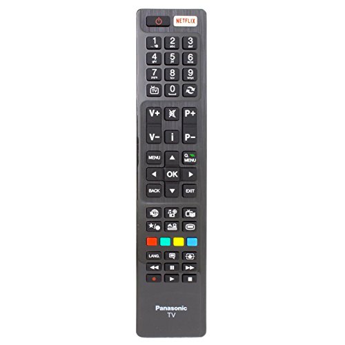 Panasonic 30089237 RC48125 Genuine Remote Control for TX55CR850 TX65CW324 TX65CX410B LCD LED 3D HD Smart Tvs with Netflix Button von Panasonic