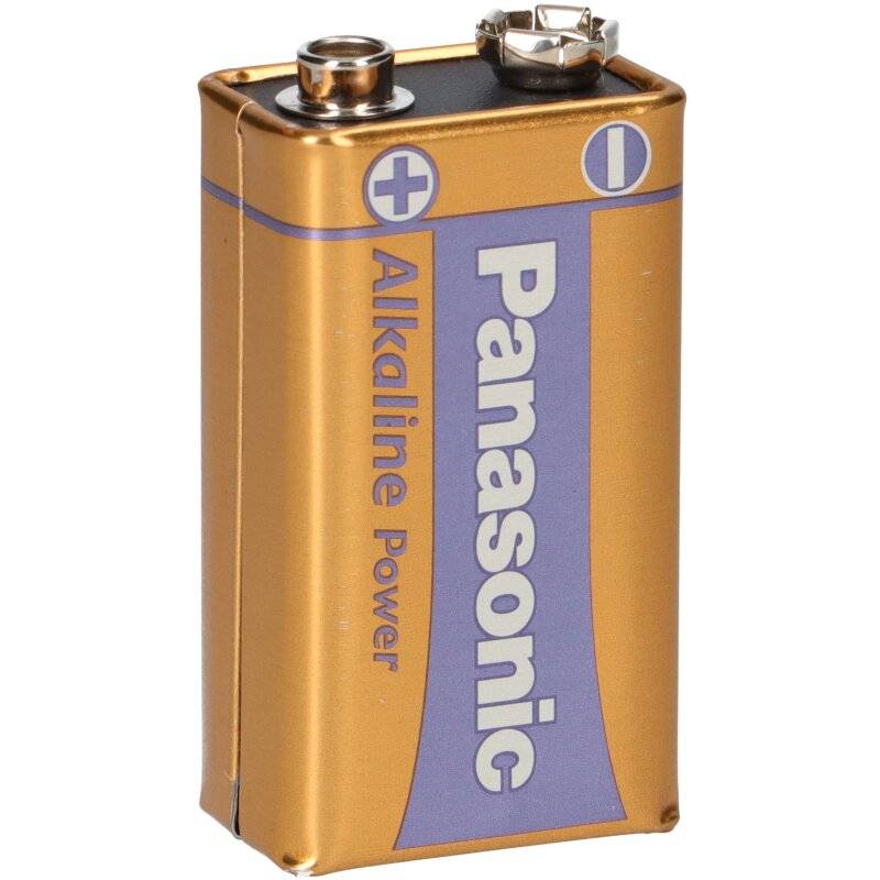 Panasonic 9V Block Alkaline Power 9V Batterie Blister von Panasonic