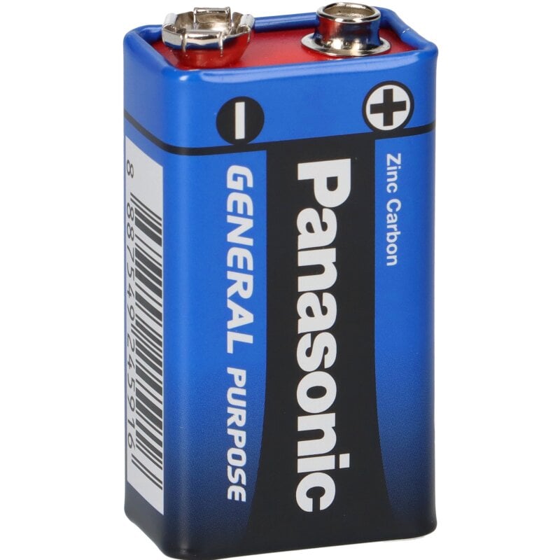 Panasonic 9V Block General Purpose 9V Batterie Blister von Panasonic