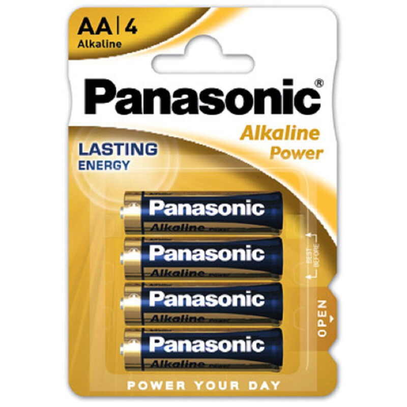 Panasonic AA Mignon Alkaline Power 1,5V Batterie 4er Blister von Panasonic
