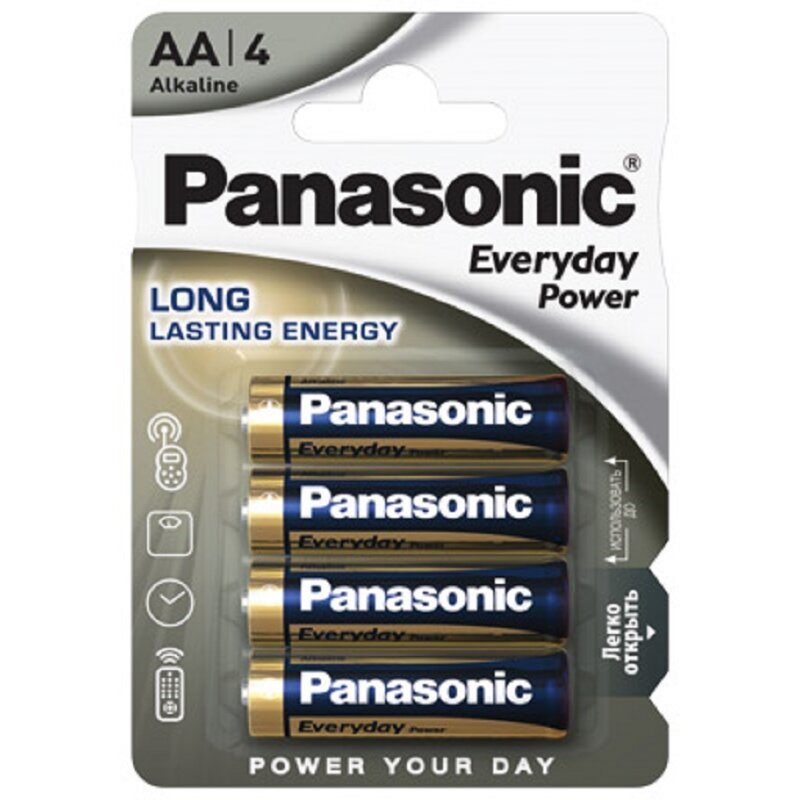 Panasonic AA Mignon Everyday Power 1,5V Batterie 4er Blister von Panasonic