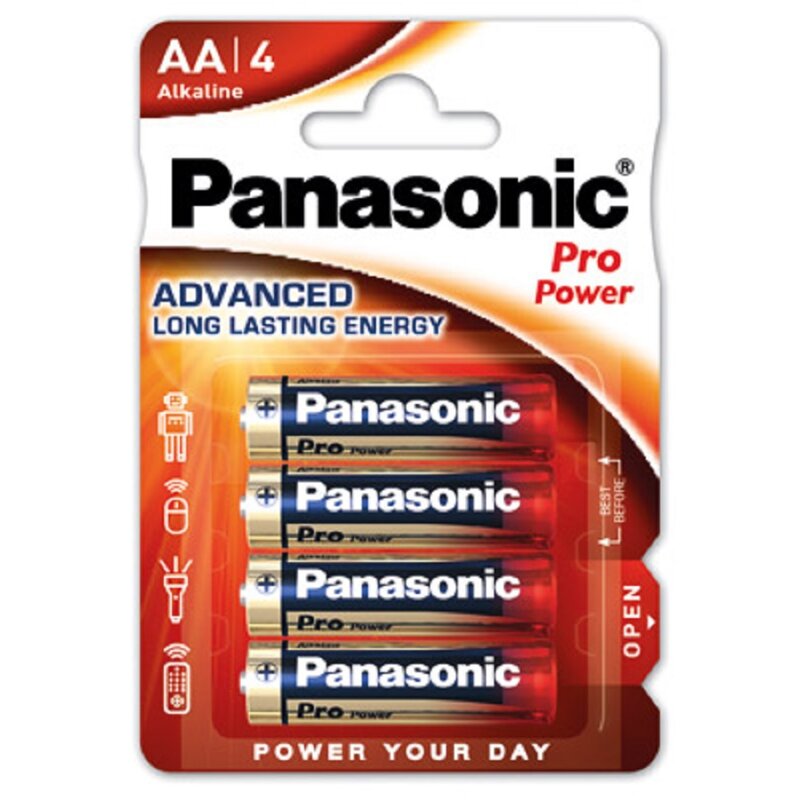 Panasonic AA Mignon Pro Power Batterie 1,5V 4er Blister von Panasonic