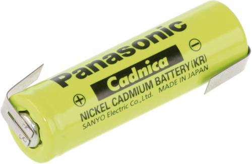 Panasonic AA ZLF Spezial-Akku Mignon (AA) Z-Lötfahne NiCd 1.2V 600 mAh von Panasonic