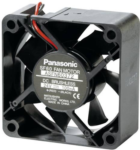 Panasonic ASFN64371 Axiallüfter 12 V/DC 26.4 m³/h (L x B x H) 60 x 60 x 25mm von Panasonic