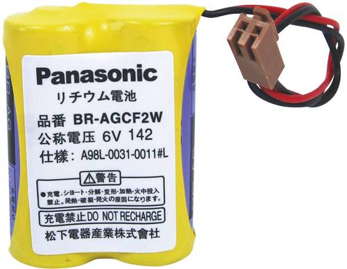 Panasonic BRAGCF2W Spezial-Batterie Stecker Lithium 6V 1800 mAh 1St. von Panasonic