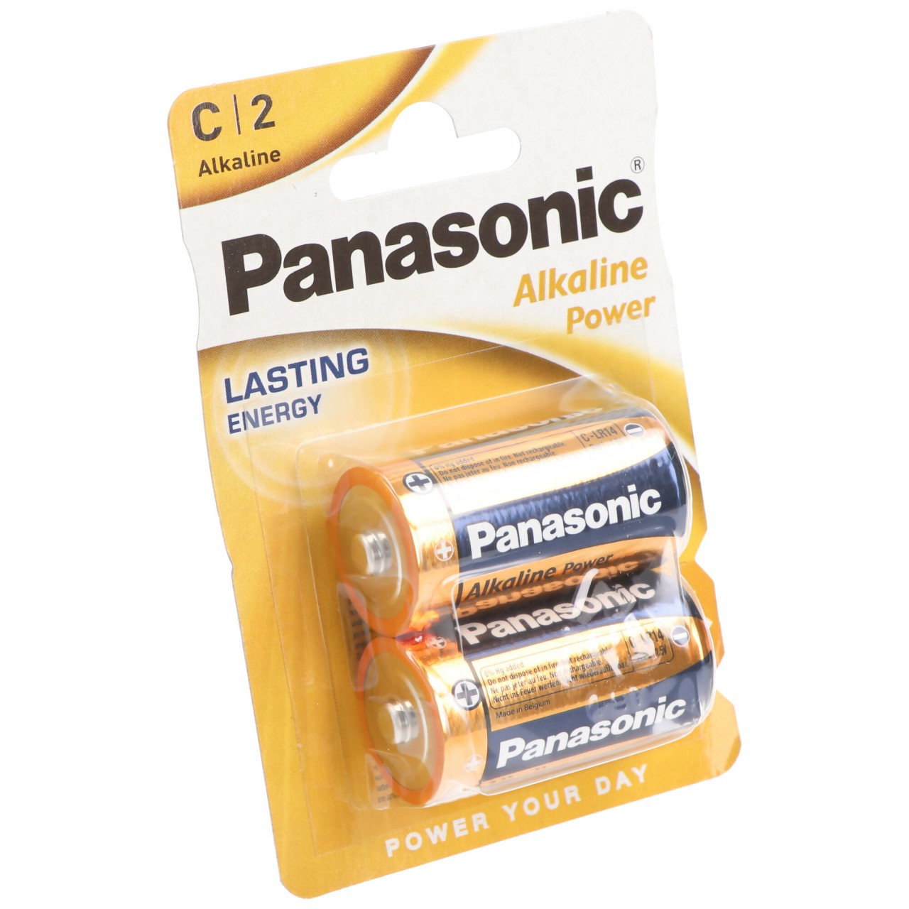 Panasonic Batterie Alkaline, Baby, C, LR14, 1.5V Alkaline Power, Retail Blister (2-Pack) von Panasonic
