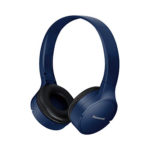 Panasonic Bluetooth Kopfhörer RB-HF420B (On-Ear, Quick-Charge, bis 50 h Akkulaufzeit, leichte Kopfhörer, Sprachsteuerung) blau von Panasonic