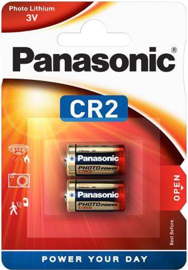 Panasonic CR2 - Kamera Batterie - Lithium - 750mAh - 3V - 2er Pack (2B210570) von Panasonic