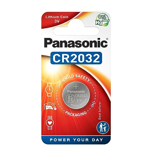 Panasonic - Cell power CR2032- Lithium Knopfzelle, 3V, 1er Pack von Panasonic