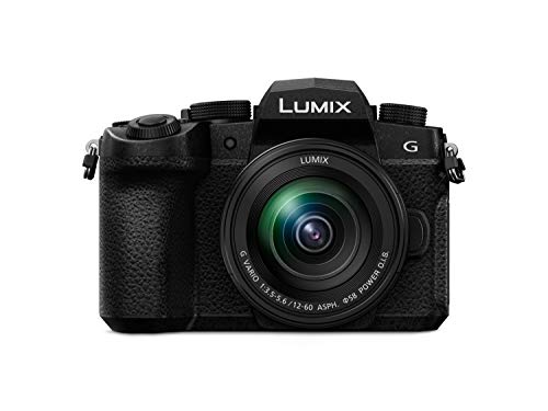 Panasonic DC-G91MEG-K Systemkamera mit 12-60 mm MFT Objektiv, 20 MP, Dual I.S., Hybrid-Kontrast-AF, 4K Fotokamera, schwarz von Panasonic