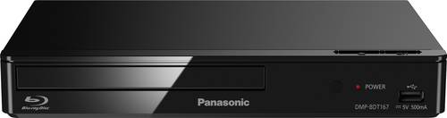 Panasonic DMP-BDT167 3D-Blu-ray-Player Full HD Upscaling Schwarz Panasonic DMP-BDT167 3D-Blu-ray-Player Full HD Upscaling Schwarz von Panasonic