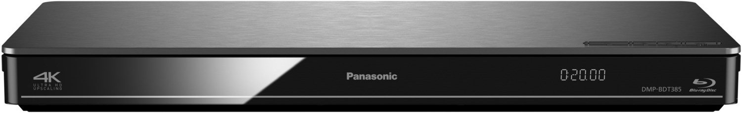 Panasonic DMP-BDT385EG 3D Blu-ray Player, 4K Upscaling, HDMI-Steuerung, silber von Panasonic