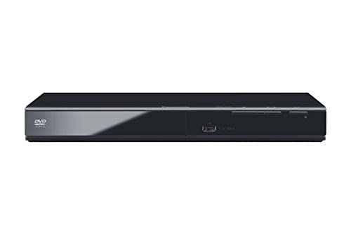 Panasonic DVD-S500EG-K Eleganter DVD-Player (Multiformat Wiedergabe mit xvid, MP3 und JPEG, USB 2.0 und Scart Anschluss, kein HDMI) schwarz von Panasonic