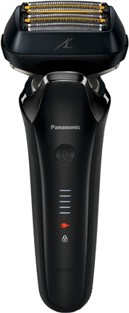 Panasonic ES-LS6A Series 900+ Premium Nass- / Trocken Rasierer, schwarz 6-fach-Scherkopf mit Linearmotor (ES-LS6A) von Panasonic