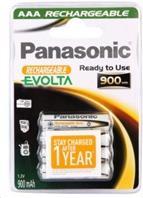 Panasonic Evolta HHR-4XXE - Batterie 4 x AAA - NiMH - (wiederaufladbar) - 900 mAh (00363087) von Panasonic