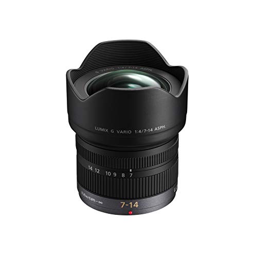 Panasonic H-F007014E LUMIX G Vario Superweitwinkel 7-14 mm F4.0 ASPH. Objektiv (14-28 mm KB) schwarz von Panasonic