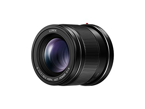 Panasonic H-HS043E LUMIX G Objektiv 42.5 mm/F1.7 ASPH.; optischer Bildstabilisator; schwarz von Panasonic