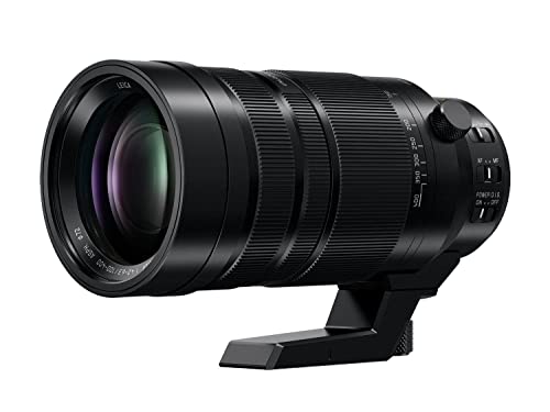Panasonic H-RS100400E9 Leica DG VARIO-ELMAR Kamrea Objektive (100-400mm/F4.0-6.3, Premium Telezoom, Dual I.S., Staub-&Spritzwasserschutz, schwarz) von Panasonic