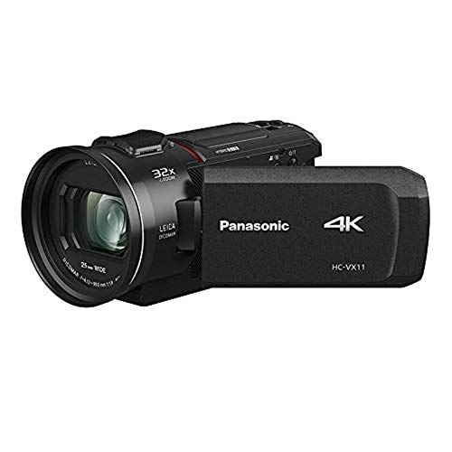 Panasonic HC-VX11EG-K 4K Camcorder (Leica Dicomar Objektiv mit 24x opt. Zoom, 4K und Full HD Video, optischer Bildstabilisator) von Panasonic