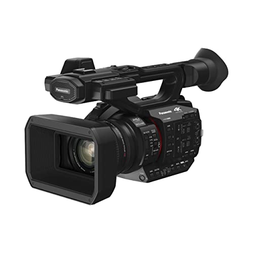 Panasonic HC-X20E 4K 50p/60p Semi-Profi-Camcorder mit großem 1,0-Typ MOS-Sensor, 20x optischen Zoom (24,5-490mm) mit Opt. 5-Achsen Bildstabilisator, schwarz von Panasonic