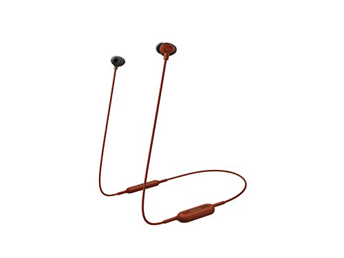 Panasonic In-Ear Kopfhörer Bluetooth RP-NJ310BE-R (6 h Akkulaufzeit, Quick-Charge, Sprachsteuerung, Kopfhörer wireless) rot von Panasonic
