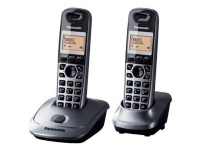 Panasonic KX-TG2512PDM - Trådløs telefon med opkalds-ID - DECT\GAP + ekstra telefonrør - (Engelsk brugervejledning-/ Sprog) von Panasonic