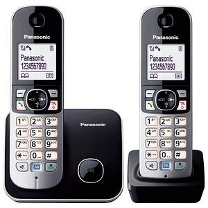 Panasonic KX-TG6812GB Schnurloses Telefon schwarz Panasonic KX-TG6812GB Schnurloses Telefon schwarz von Panasonic