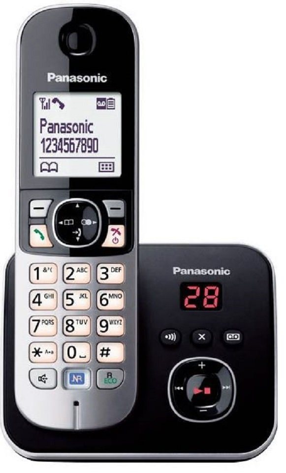 Panasonic KX-TG6821GB schwarz Schnurloses DECT-Telefon Panasonic KX-TG6821GB schwarz Schnurloses DECT-Telefon von Panasonic
