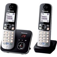 Panasonic KX-TG6822GB inkl. Anrufbeantworter, schwarz von Panasonic