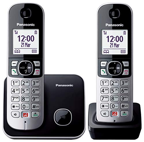 Panasonic KX-TG6852JTB DECT-Telefon, Identifikator di chiamata Nero, G von Panasonic
