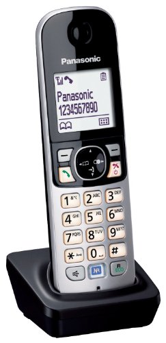 Panasonic KX-TGA681EXB Mobilteil für KX-TG68xx Serie inkl. Ladeschale schwarz von Panasonic