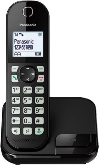 Panasonic KX-TGC450GB - Schnurlostelefon mit Rufnummernanzeige - Schwarz (KX-TGC450GB) von Panasonic