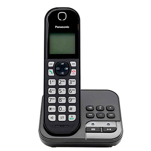 Panasonic KX-TGC460GB Schnurloses Telefon mit Anrufbeantworter schwarz von Panasonic