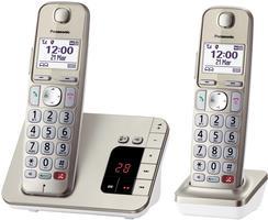 Panasonic KX-TGE262GN Telefon DECT-Telefon Anrufer-Identifikation Champagner (KX-TGE262GN) von Panasonic