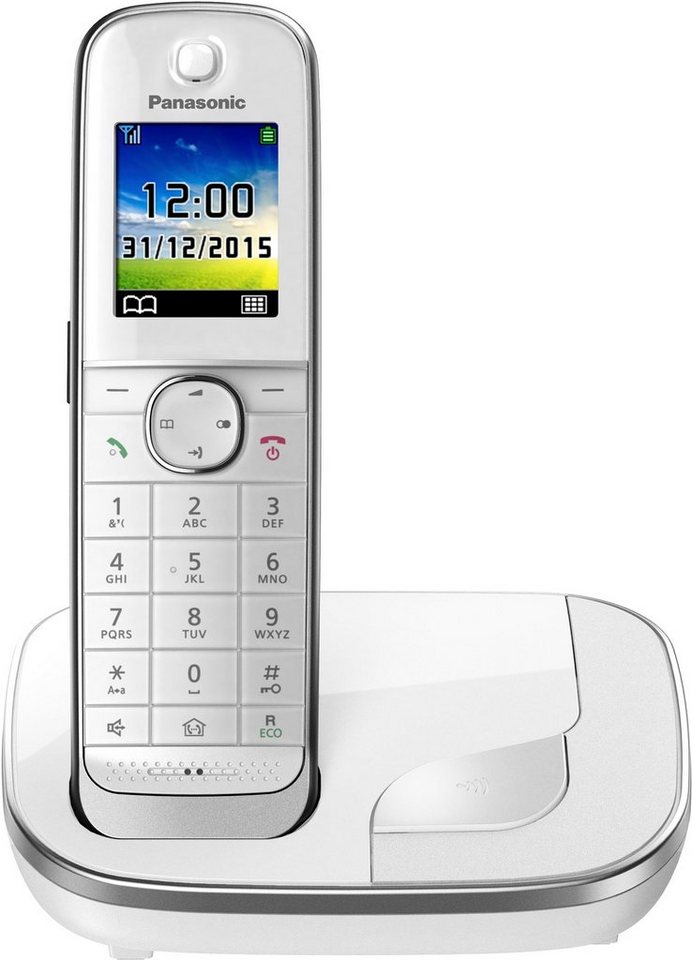 Panasonic KX-TGJ310 Schnurloses DECT-Telefon (Mobilteile: 1, Weckfunktion, Freisprechen) von Panasonic